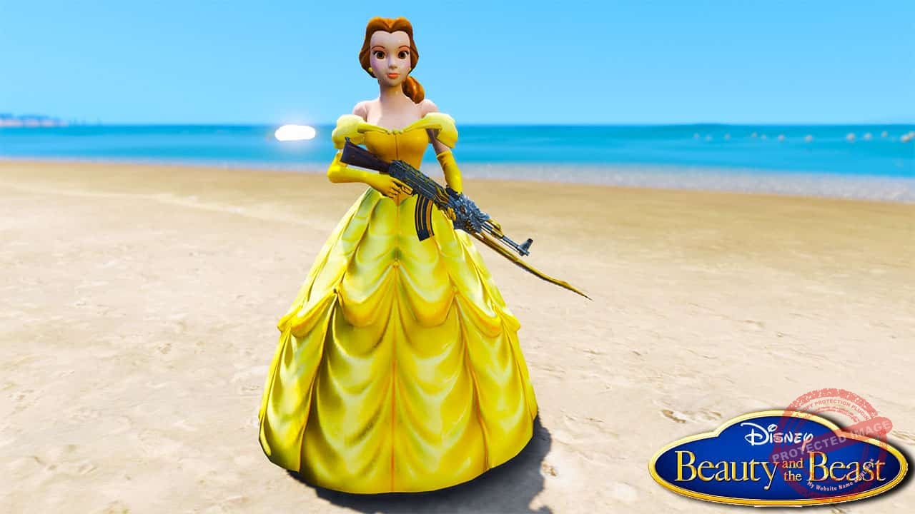 GTA 5 Mods Belle in Beauty and the Beast