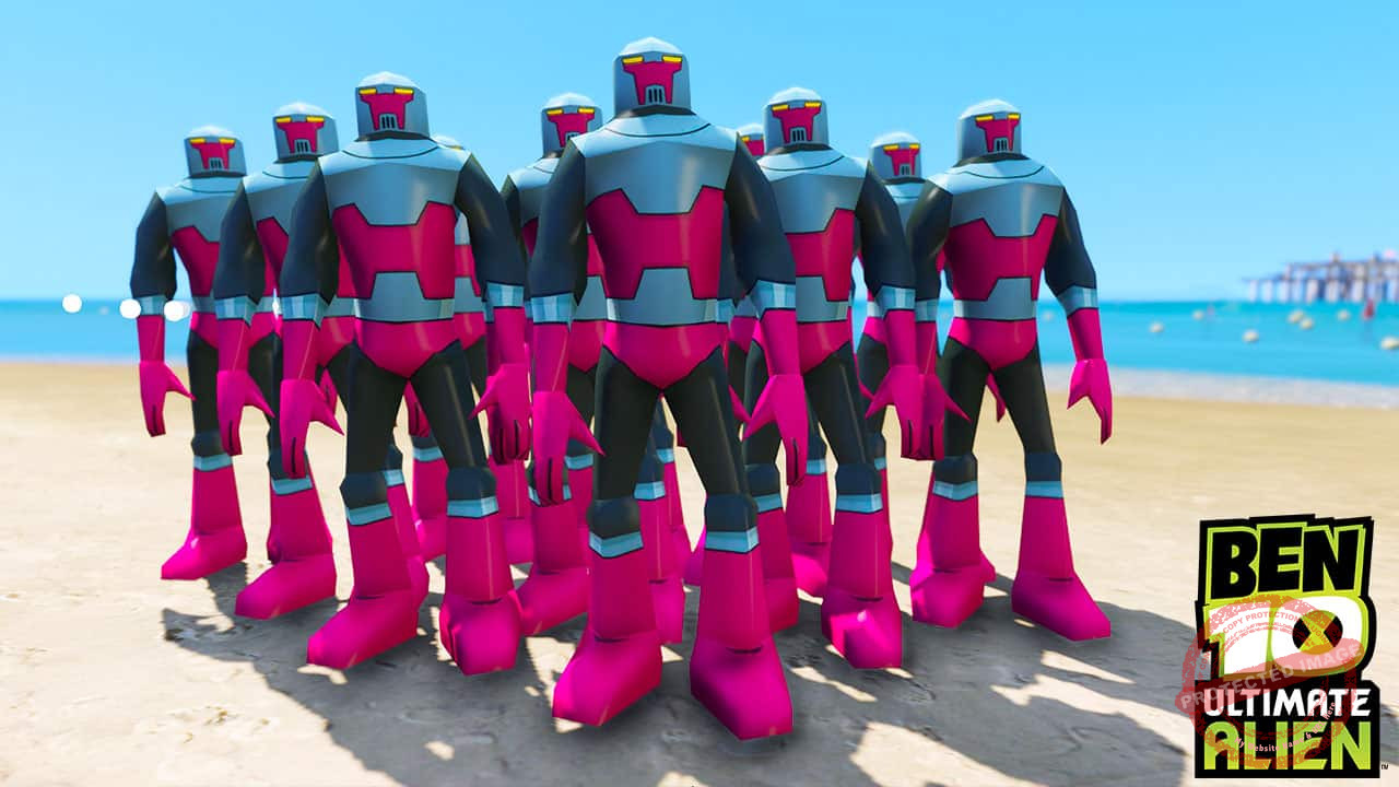 GTA 5 Mods Ben 10 Xenodrome Aggrebots