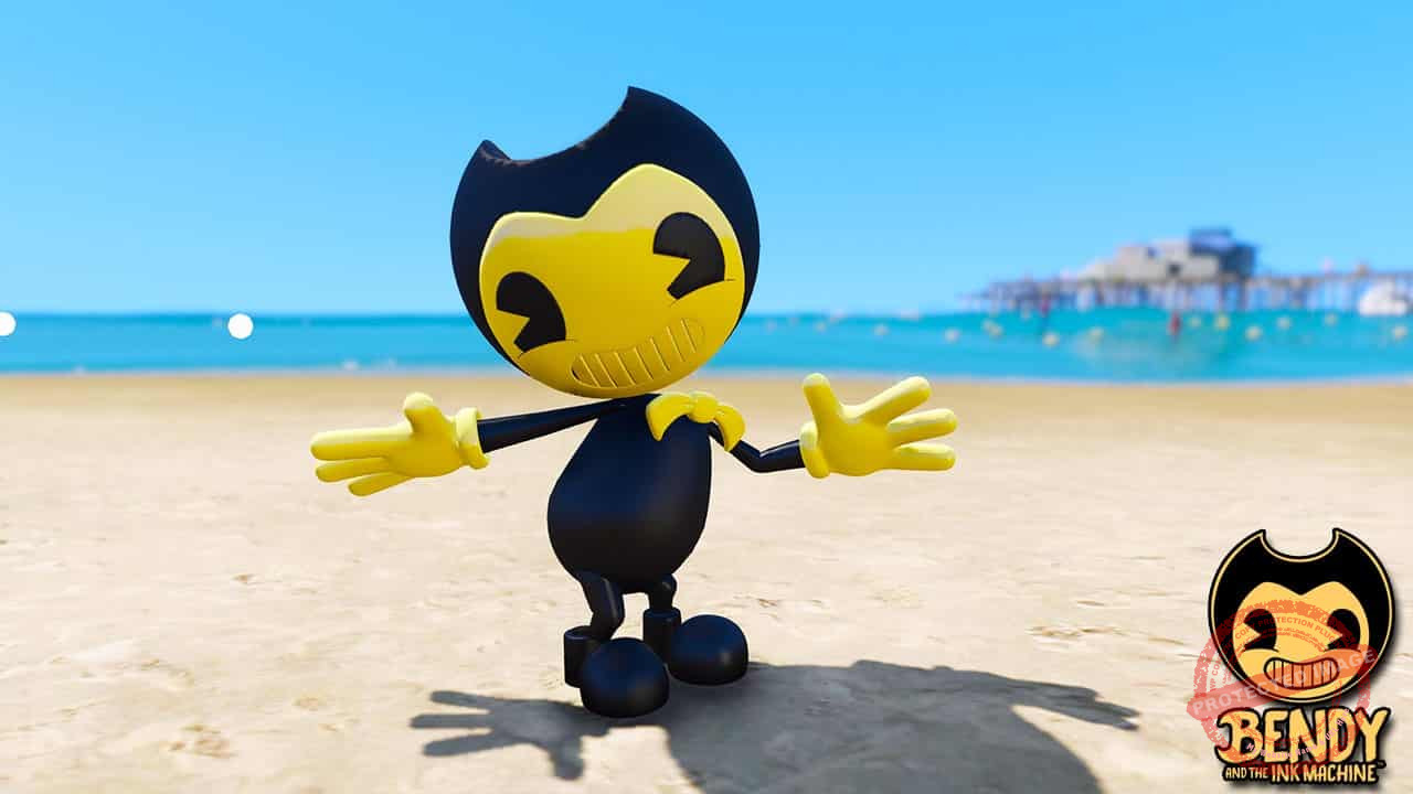 GTA 5 Mods Bendy and the Ink machine