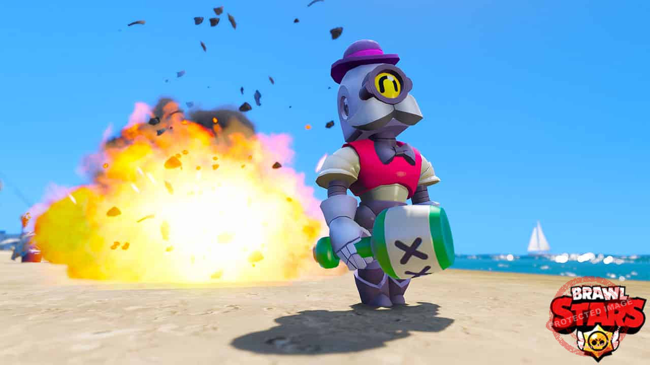 GTA 5 Mods Brawl Stars BARLEY