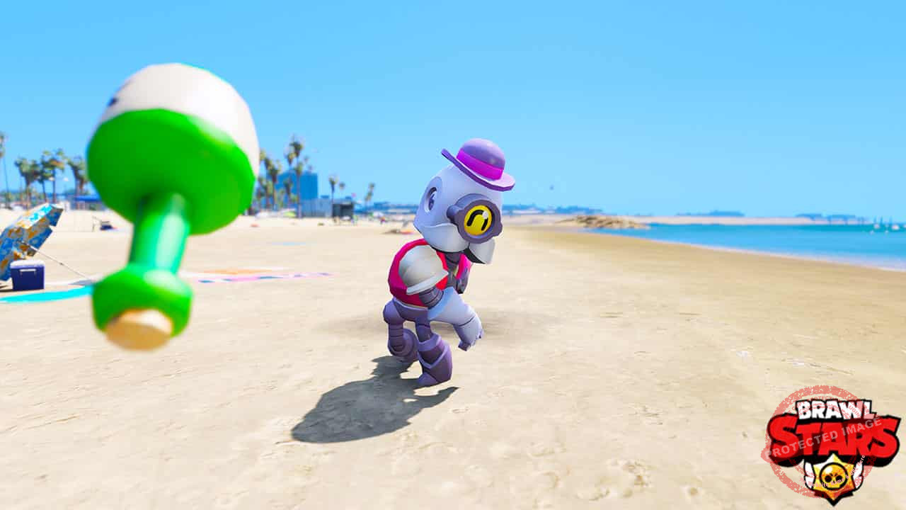 GTA 5 Mods Brawl Stars BARLEY