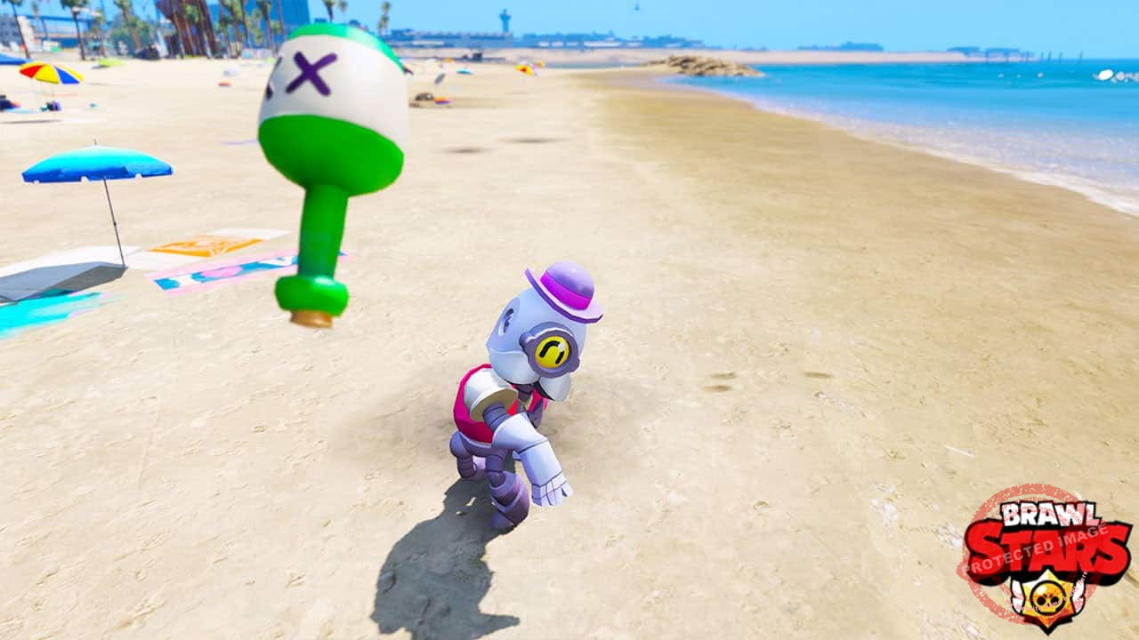 GTA 5 Mods Brawl Stars BARLEY