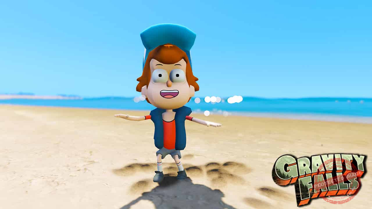 GTA 5 Mods Dipper in Gravity Falls