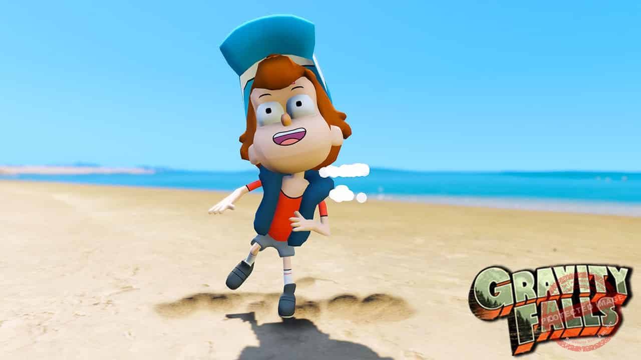 GTA 5 Mods Dipper in Gravity Falls
