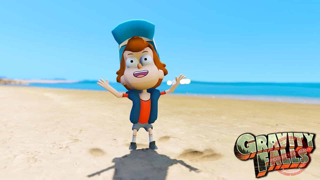 GTA 5 Mods Dipper in Gravity Falls