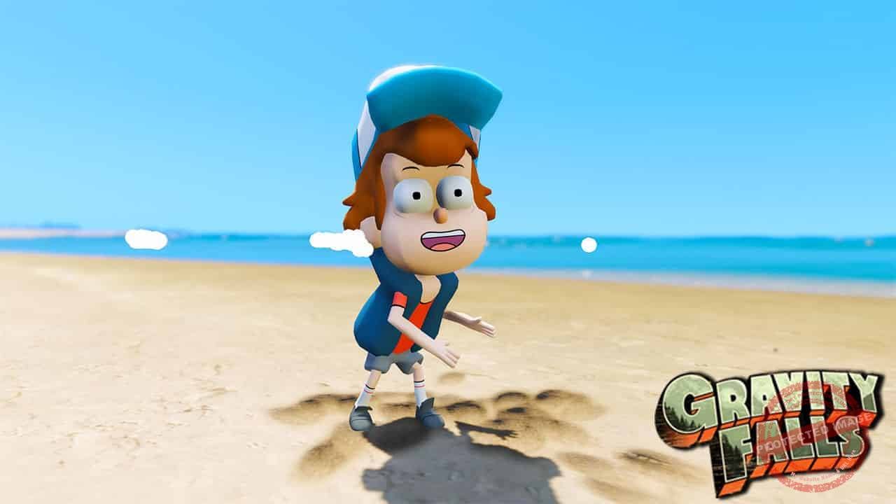 GTA 5 Mods Dipper in Gravity Falls