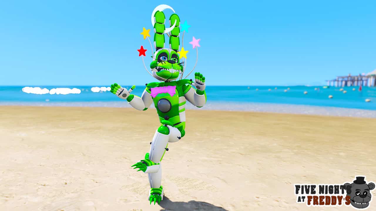 GTA 5 Mods FNAF Lunatic Plushtrap OC