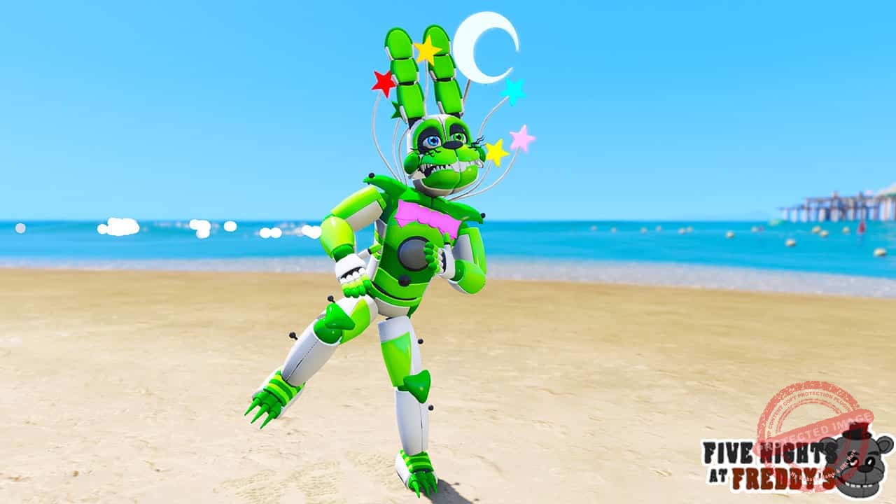 GTA 5 Mods FNAF Lunatic Plushtrap OC