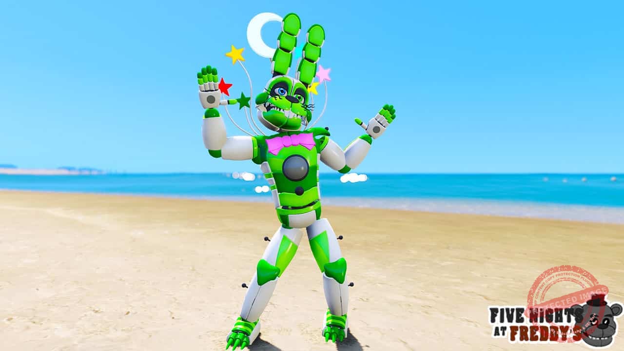 GTA 5 Mods FNAF Lunatic Plushtrap OC