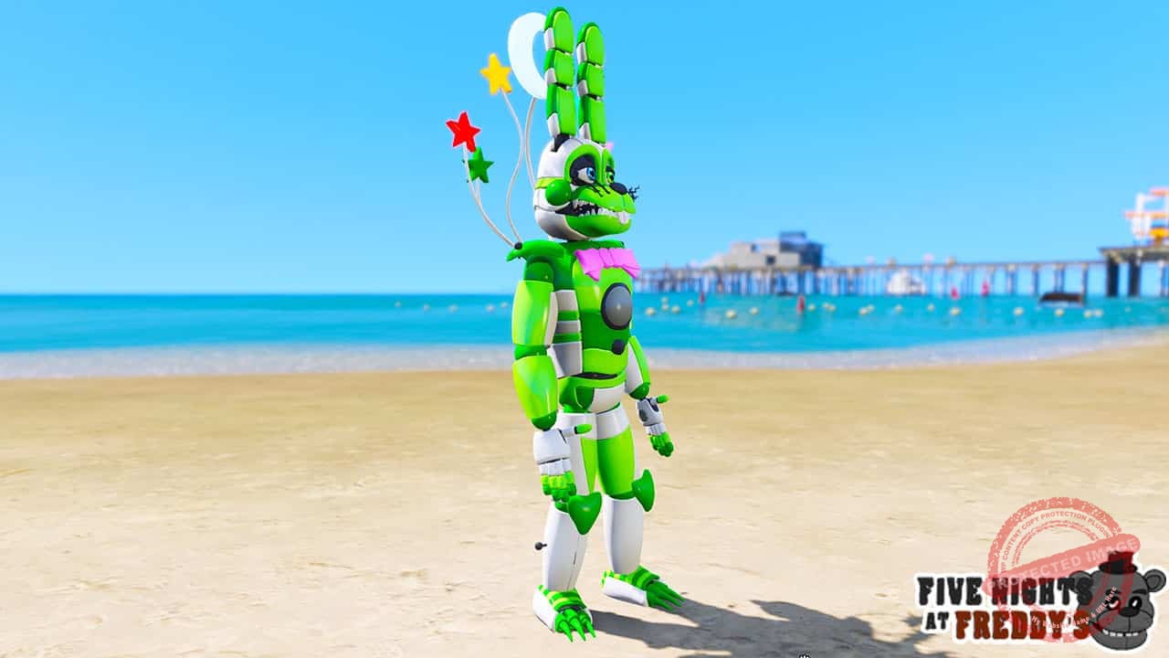 GTA 5 Mods FNAF Lunatic Plushtrap OC