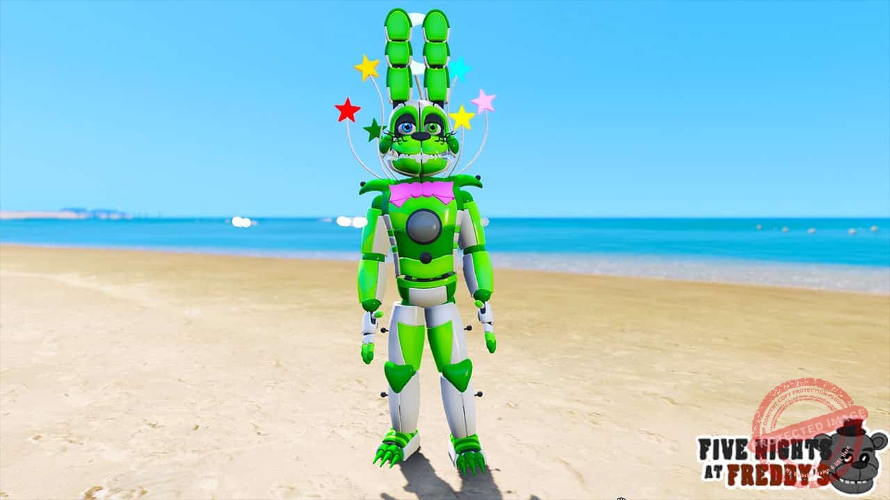 GTA 5 Mods FNAF Lunatic Plushtrap OC