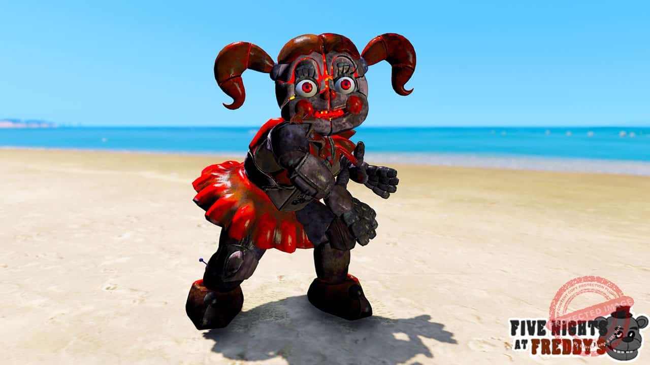 GTA 5 Mods FNAF Broiler Baby