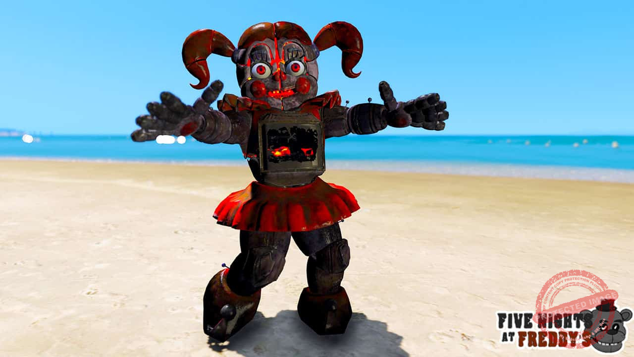 GTA 5 Mods FNAF Broiler Baby