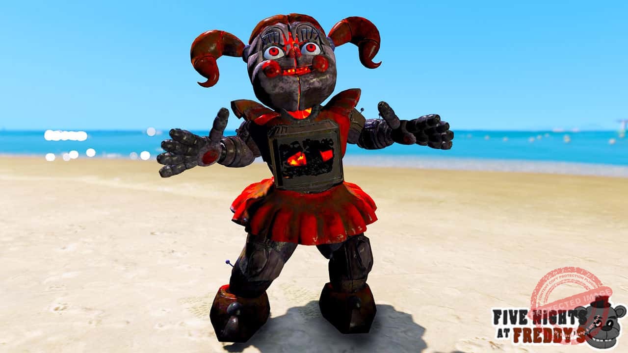 GTA 5 Mods FNAF Broiler Baby