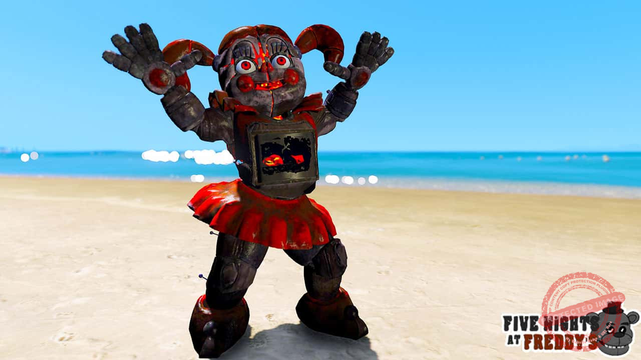 GTA 5 Mods FNAF Broiler Baby