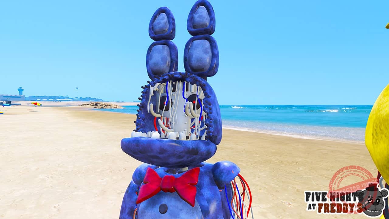 GTA 5 Mods FNAF Withered Animatronics FULL PACK