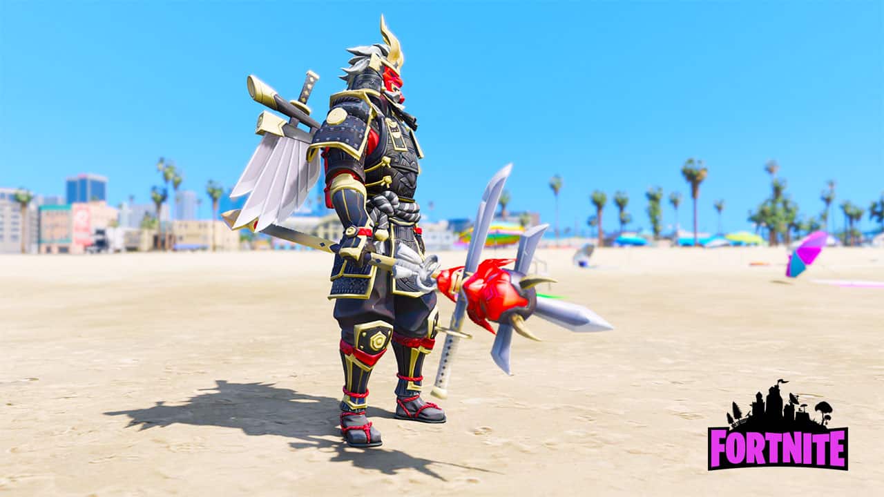 GTA 5 Mods Fornite Shogun Skin