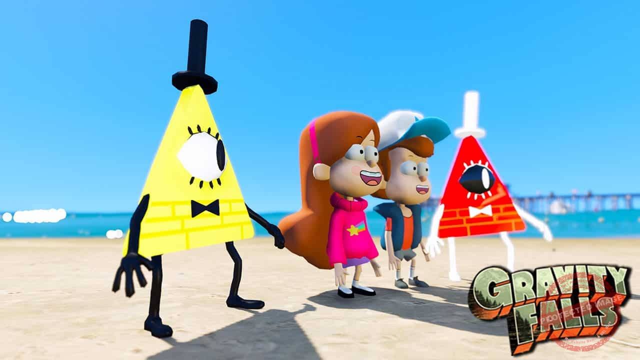 GTA 5 Mods Gravity Falls FULL PACK