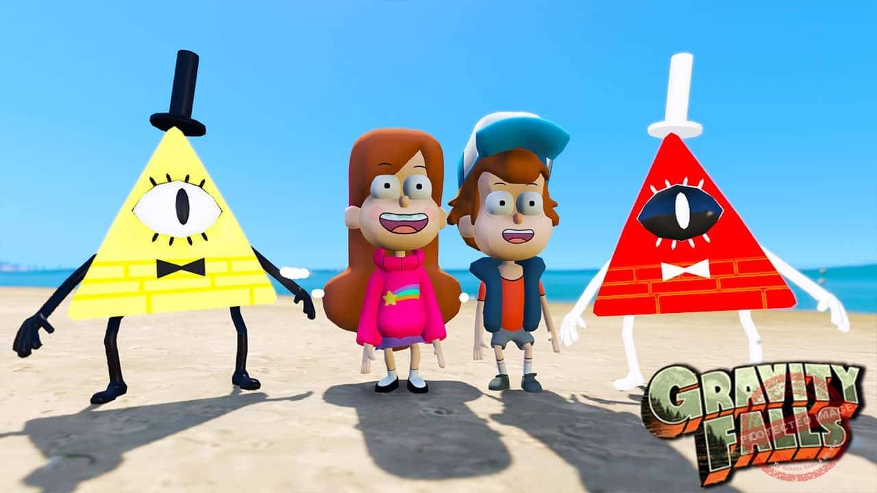 GTA 5 Mods Gravity Falls FULL PACK