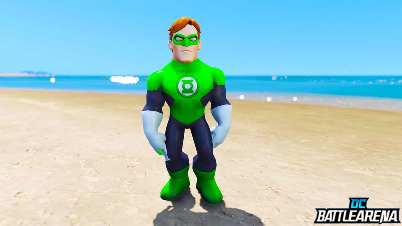 GTA 5 Mods Green Lantern in DC Battle Arena