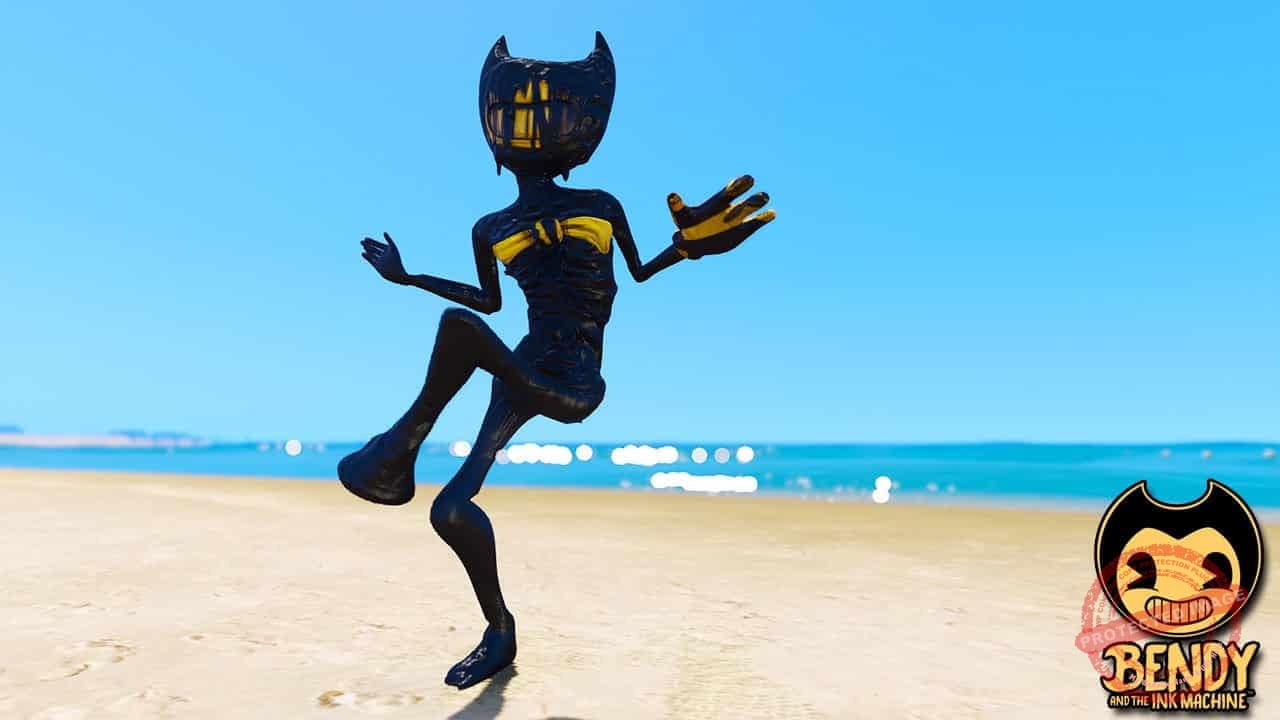 GTA 5 Mods Ink Demon in Bendy and the Ink machine