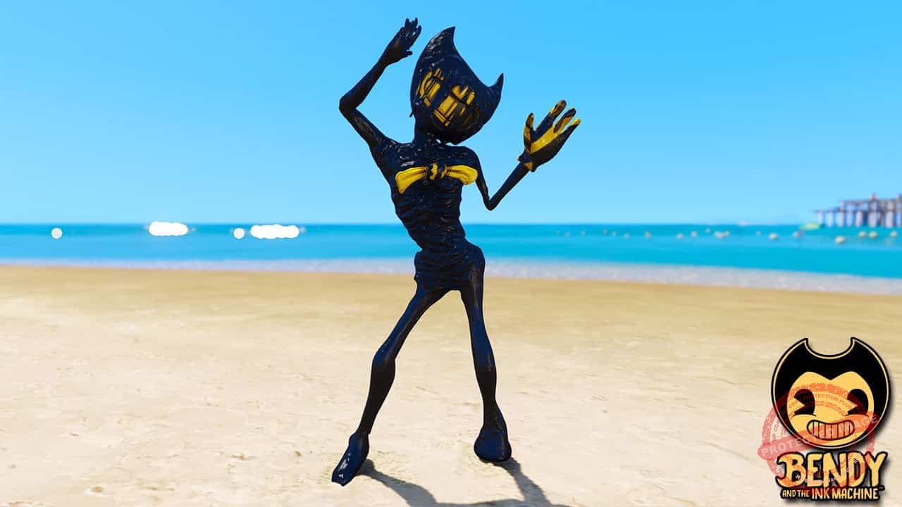 GTA 5 Mods Ink Demon in Bendy and the Ink machine