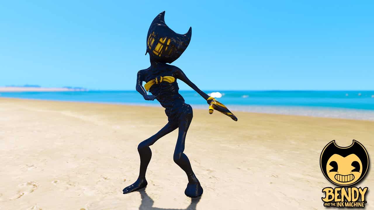 GTA 5 Mods Ink Demon in Bendy and the Ink machine