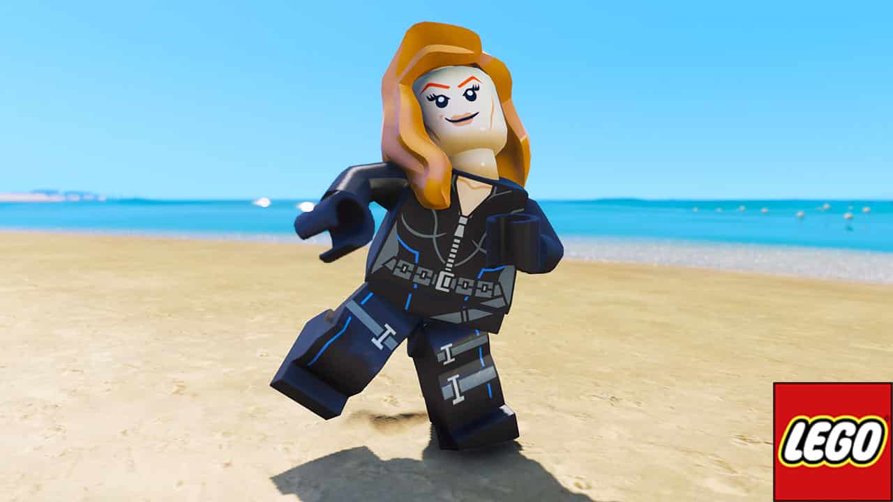 GTA 5 Mods LEGO Black Widow