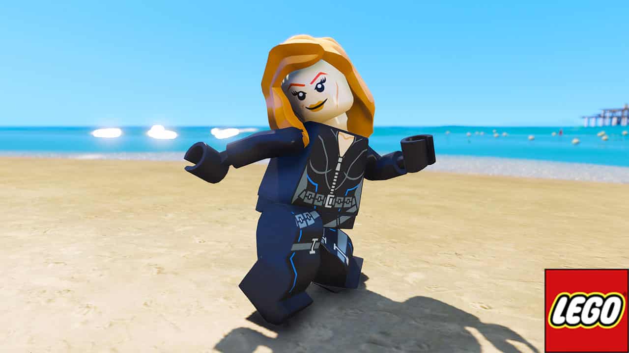 GTA 5 Mods LEGO Black Widow