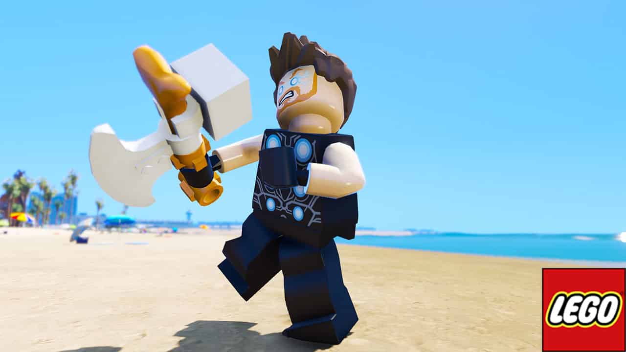 GTA 5 Mods LEGO Thor (Infinity Wars)