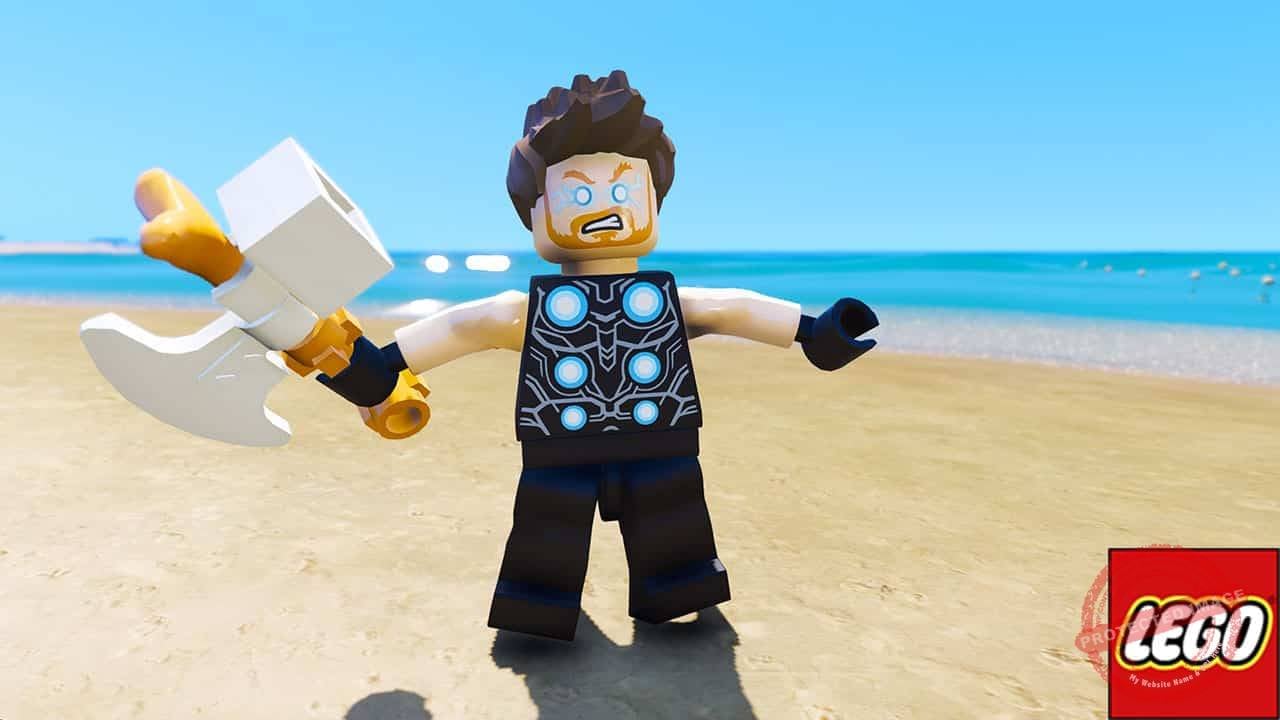 GTA 5 Mods LEGO Thor (Infinity Wars)