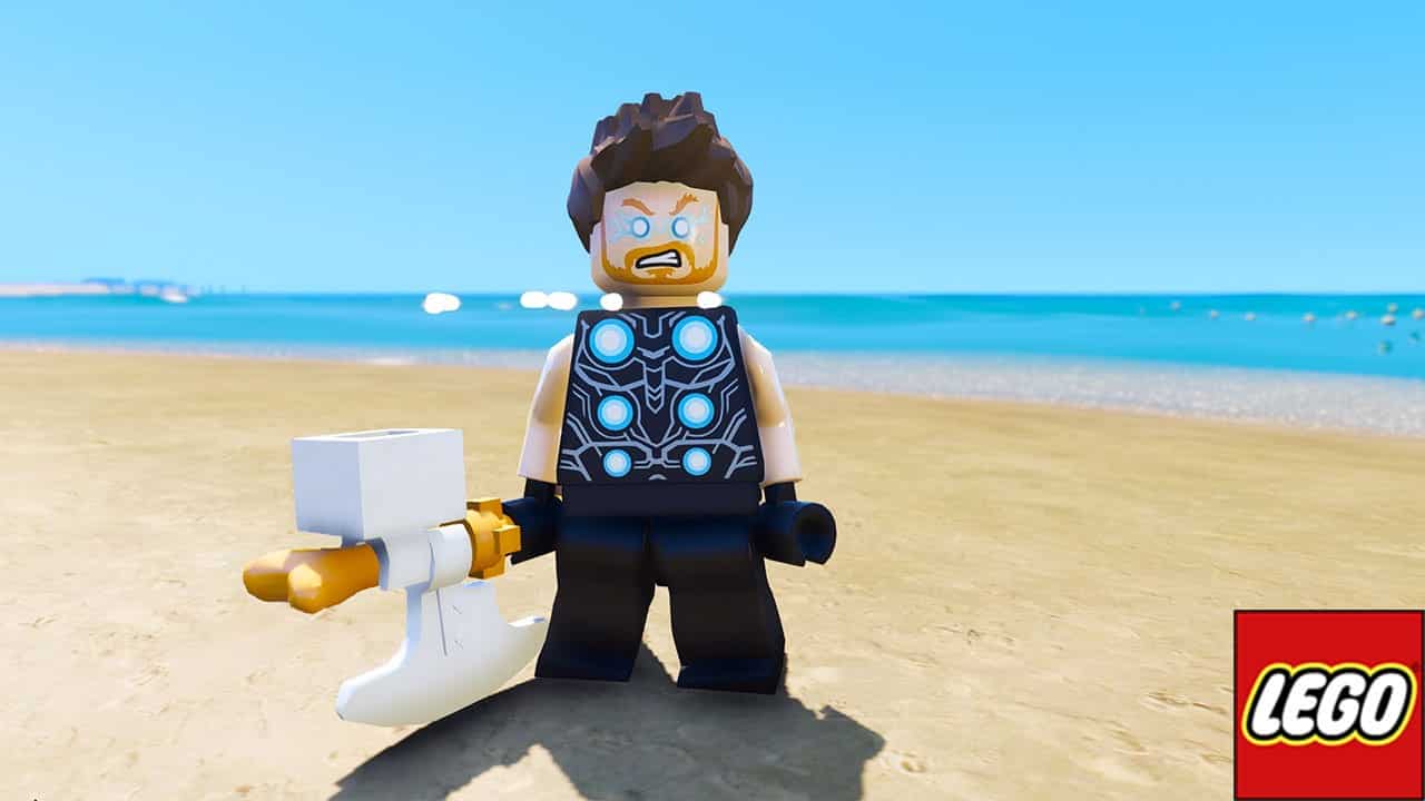 GTA 5 Mods LEGO Thor (Infinity Wars)