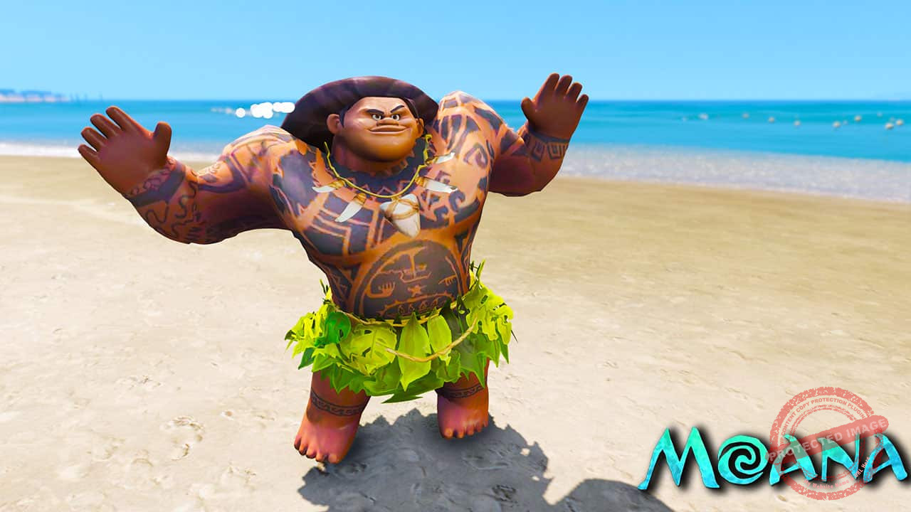 GTA 5 Mods Maui in Moana