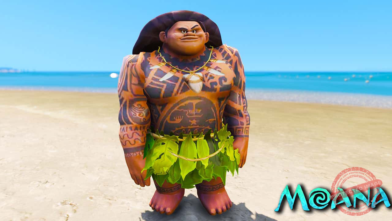 GTA 5 Mods Maui in Moana