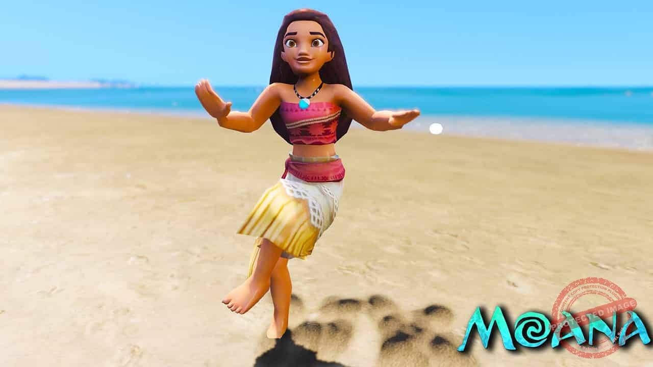 GTA 5 Mods Moana