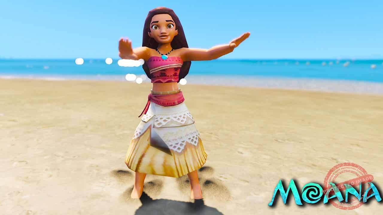 GTA 5 Mods Moana
