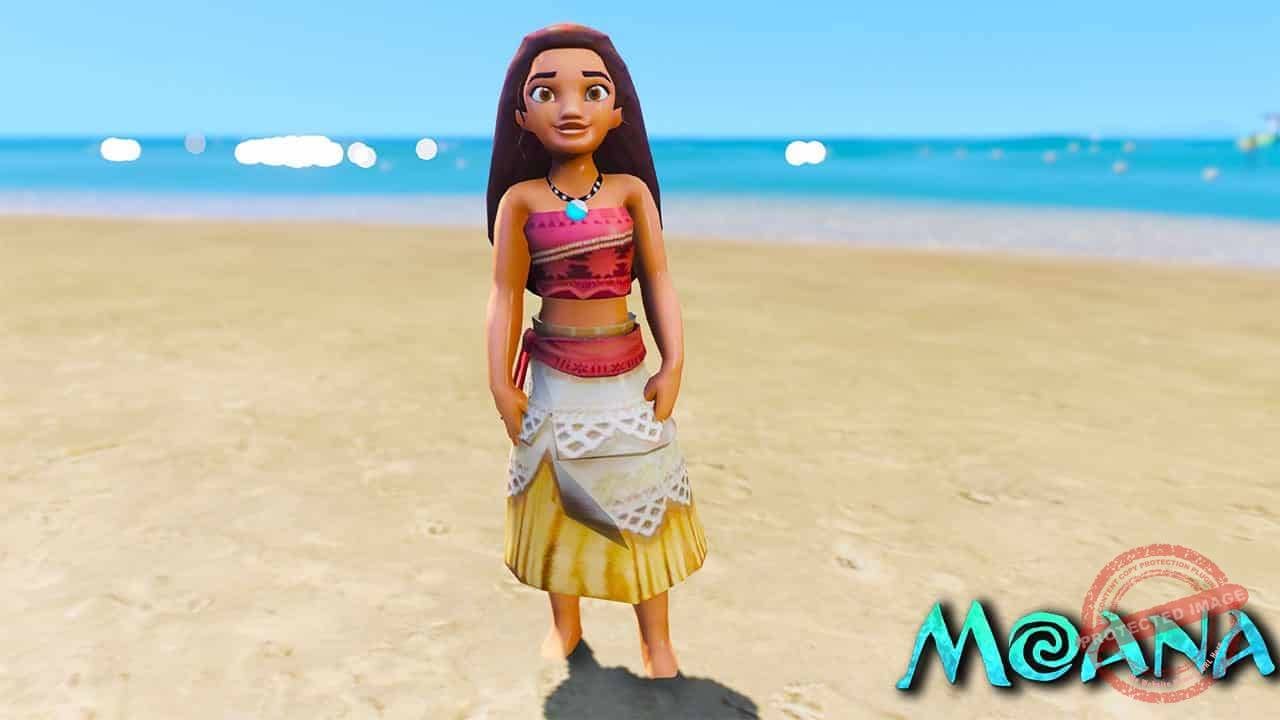 GTA 5 Mods Moana