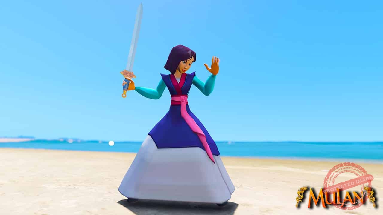 GTA 5 Mods Mulan V2