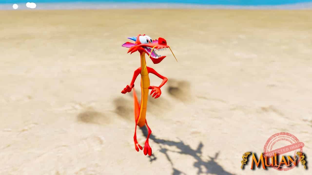 GTA 5 Mods Mushu in Mulan