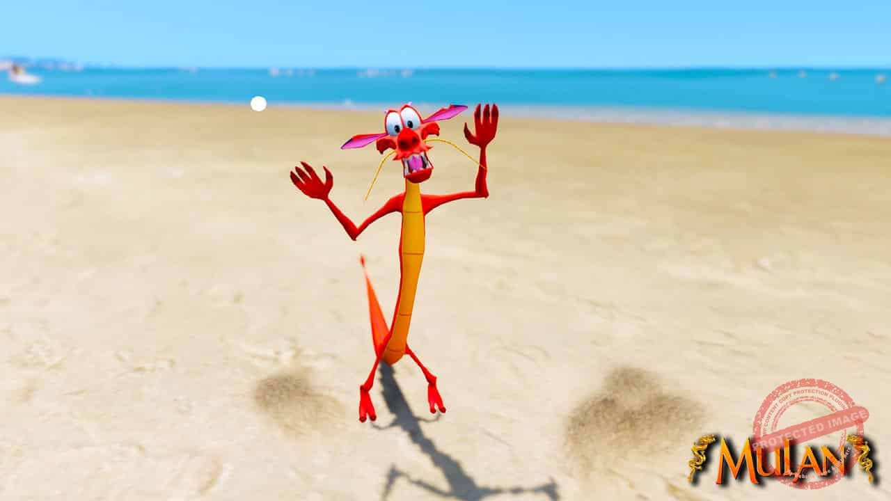 GTA 5 Mods Mushu in Mulan