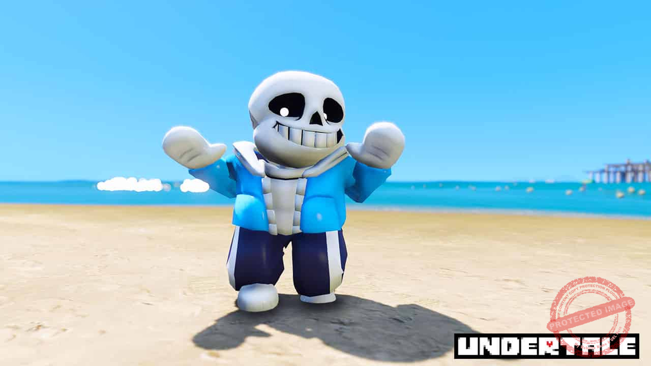 GTA 5 Mods Sans in Undertale