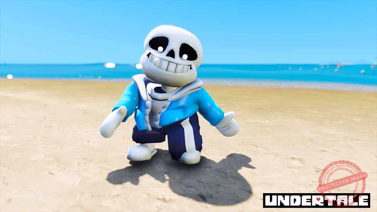GTA 5 Mods Sans in Undertale