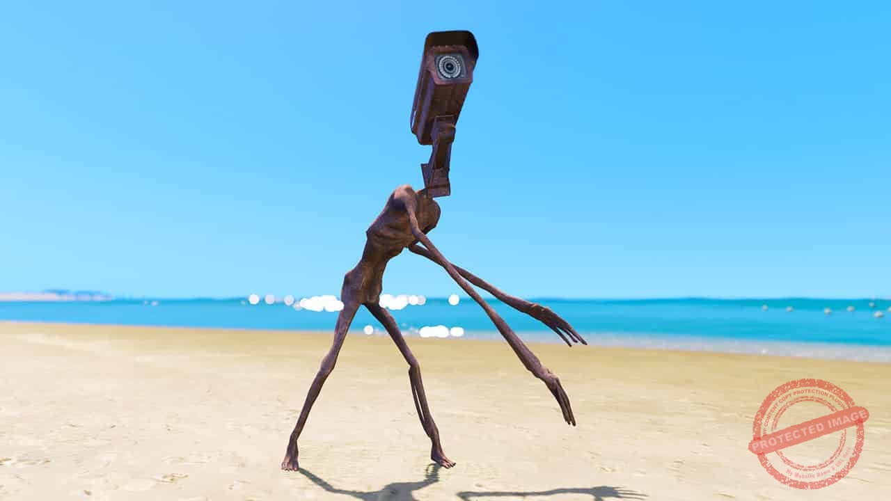 GTA 5 Mods Security Camera Siren Head
