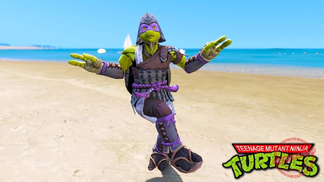 GTA 5 Mods TMNT Donatello Samurai