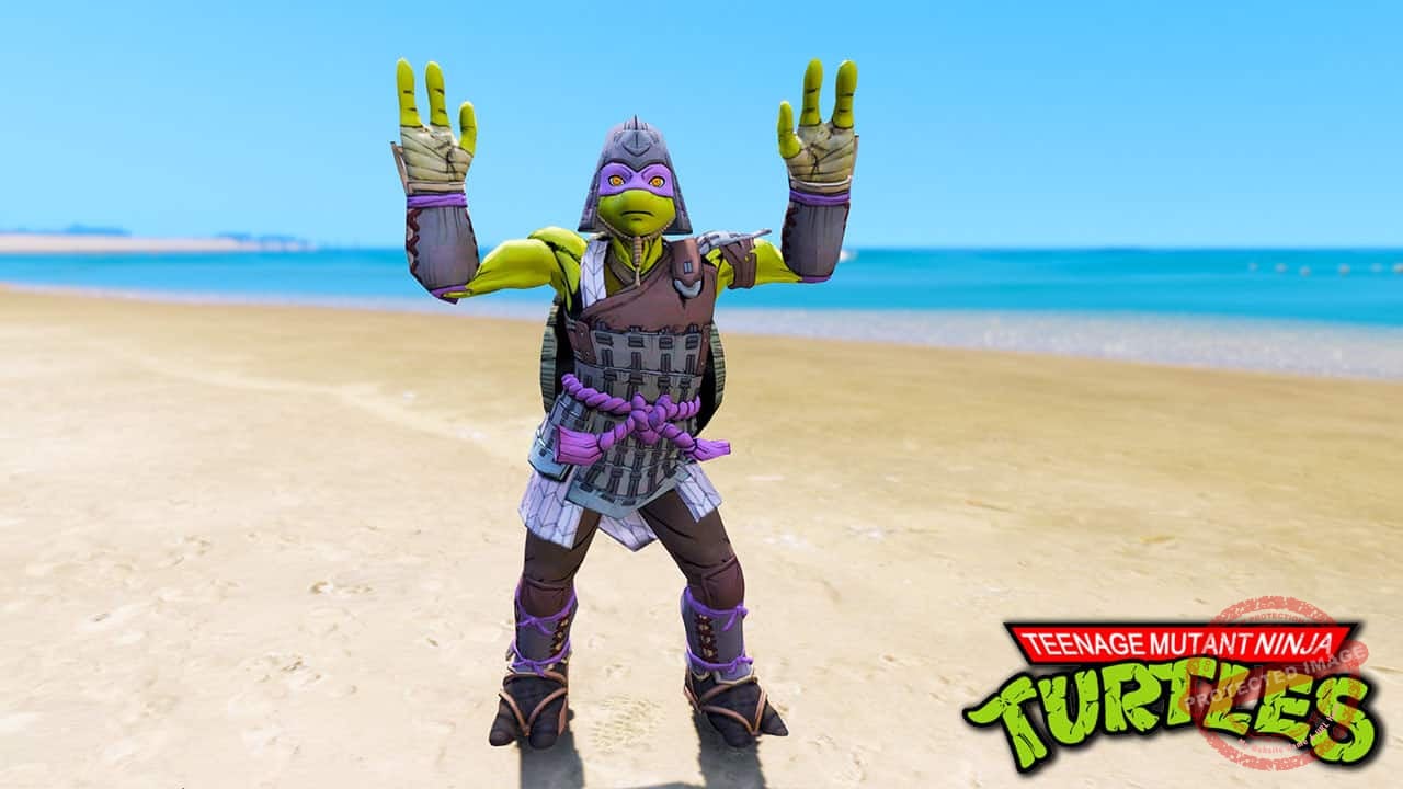 GTA 5 Mods TMNT Donatello Samurai