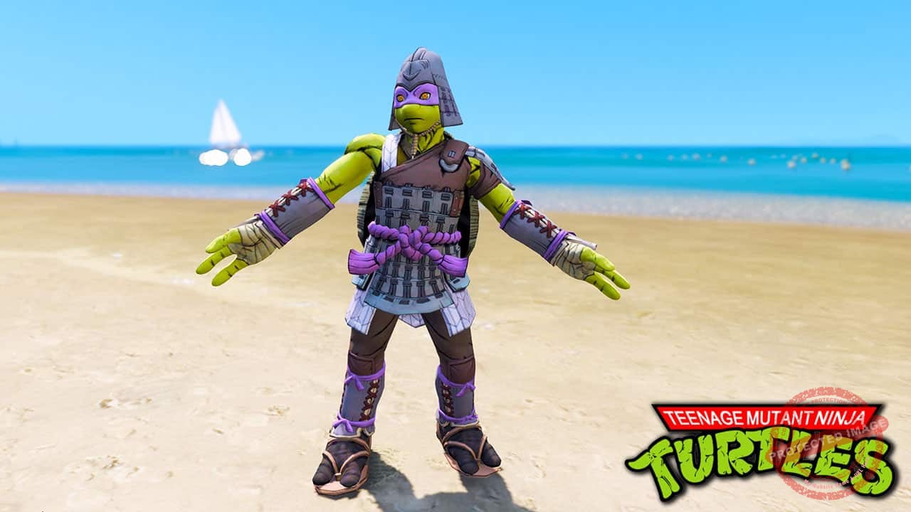 GTA 5 Mods TMNT Donatello Samurai