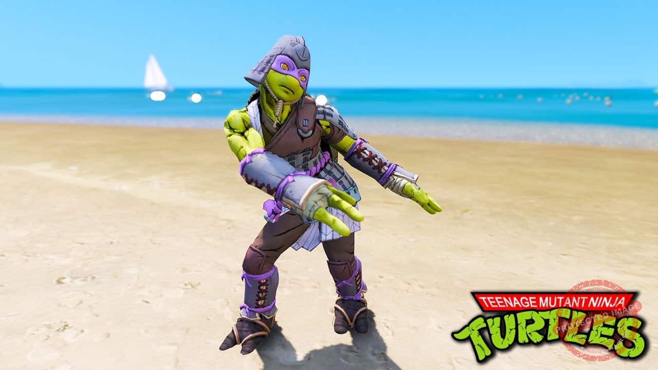 GTA 5 Mods TMNT Donatello Samurai