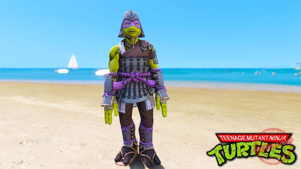 GTA 5 Mods TMNT Donatello Samurai
