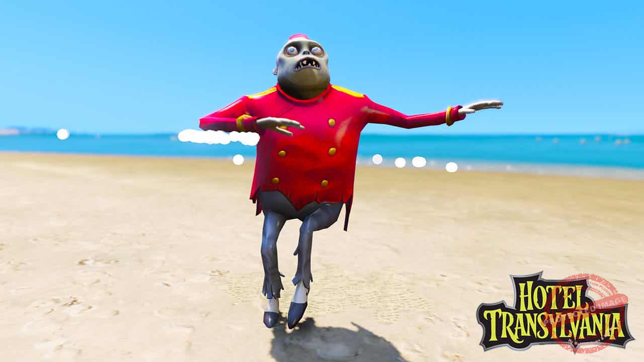 GTA 5 Mods Zombie 2 in Hotel Transylvania