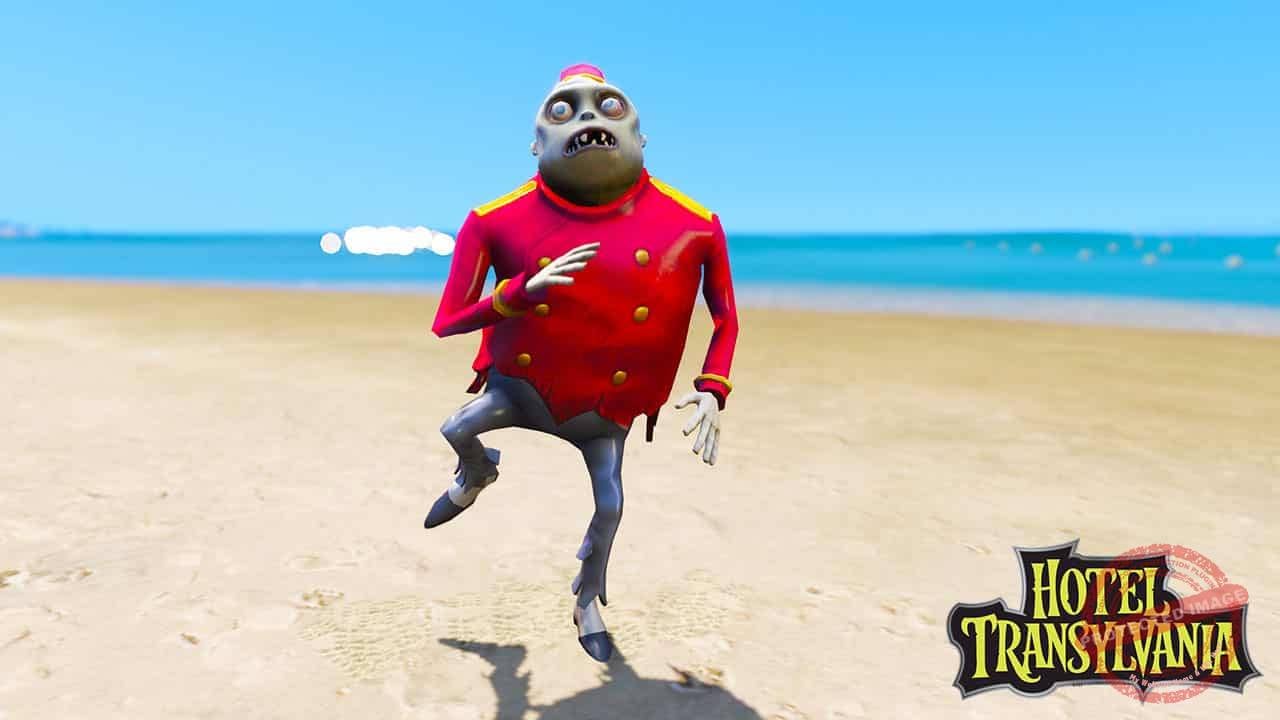 GTA 5 Mods Zombie 2 in Hotel Transylvania